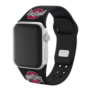 Ohio State Buckeyes Apple Watch Band - Black